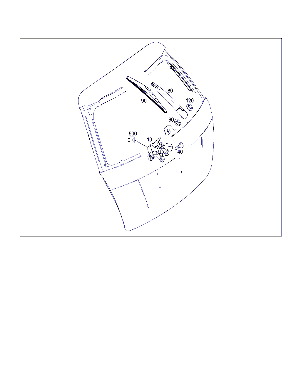 Mercedes-Benz A 204 820 22 45 - Stikla tīrītāja svira, Stiklu tīrīšanas sistēma ps1.lv