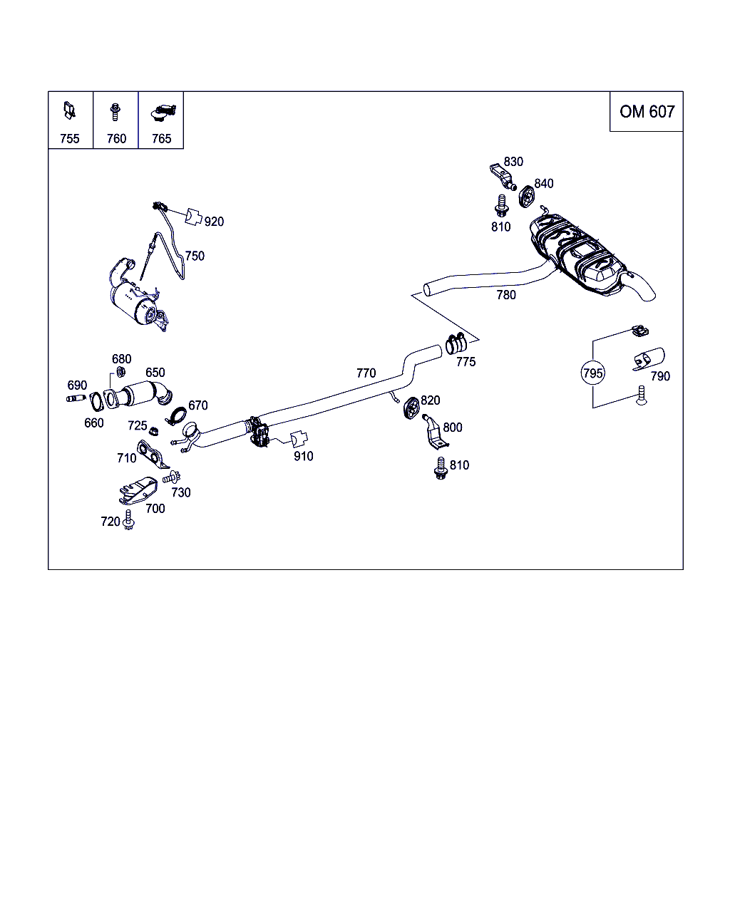 Mercedes-Benz A 246 492 01 80 - Blīve, Izplūdes caurule ps1.lv