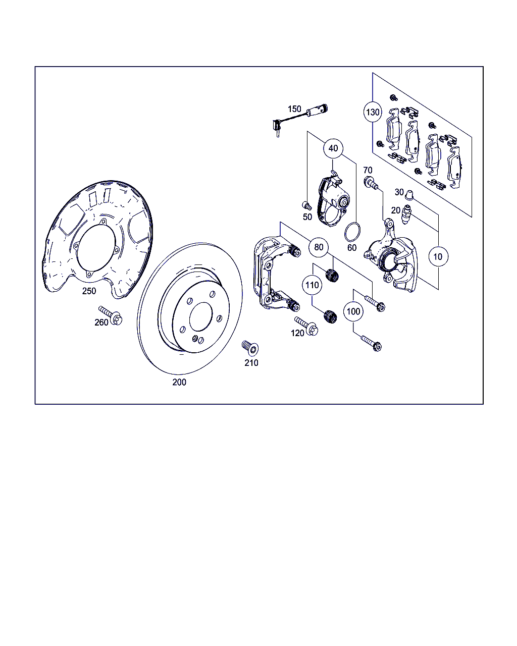 Mercedes-Benz A 007 420 78 20 - Bremžu uzliku kompl., Disku bremzes ps1.lv