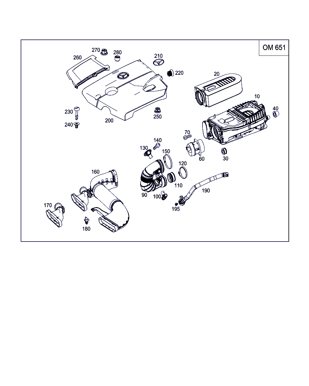 Mercedes-Benz A 651 094 01 04 - Gaisa filtrs ps1.lv