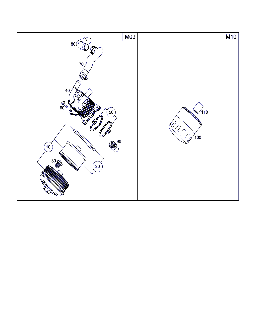 Mercedes-Benz A 281 180 03 10 - Eļļas filtrs ps1.lv