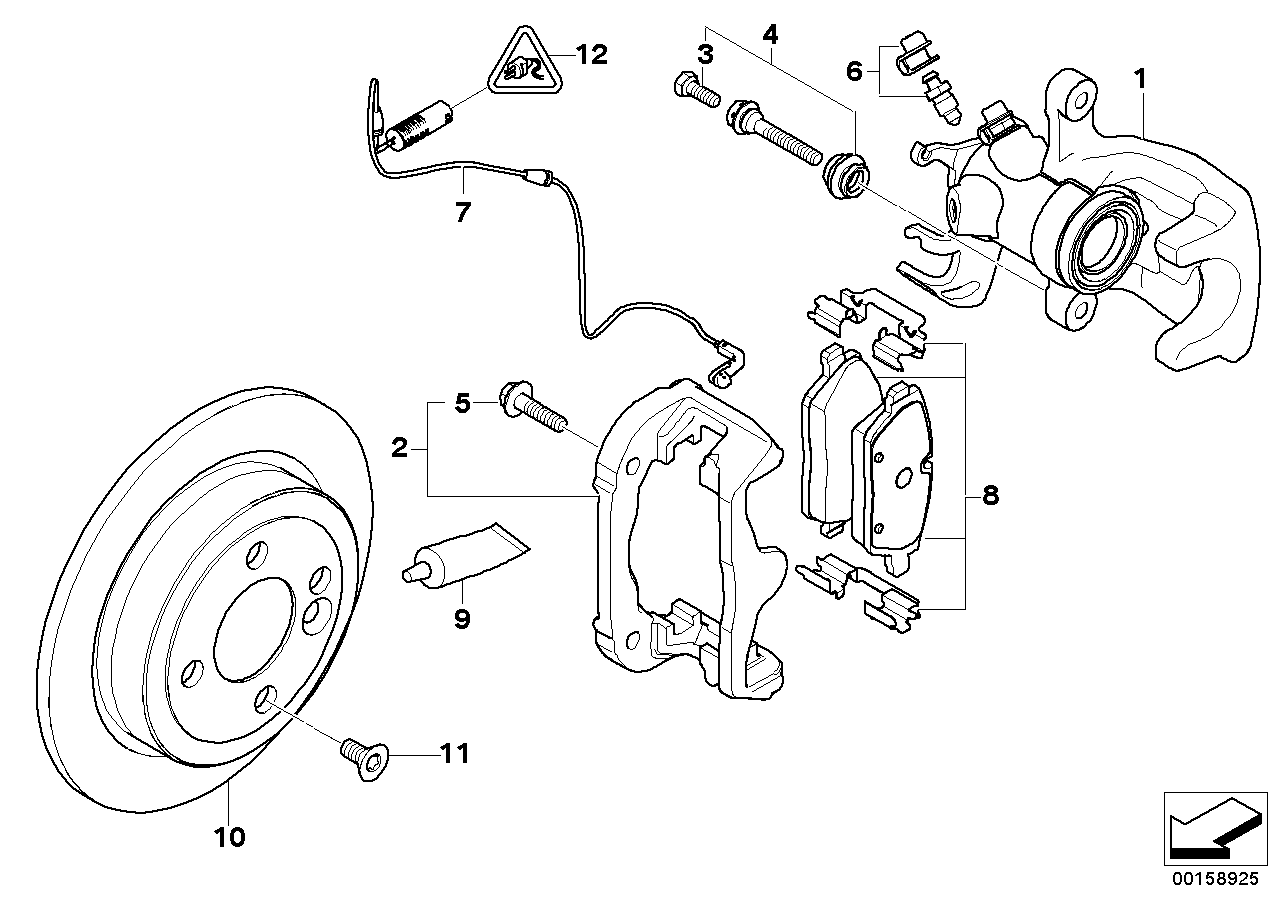 Mini 07136772426 - Skrūve, Bremžu disks ps1.lv