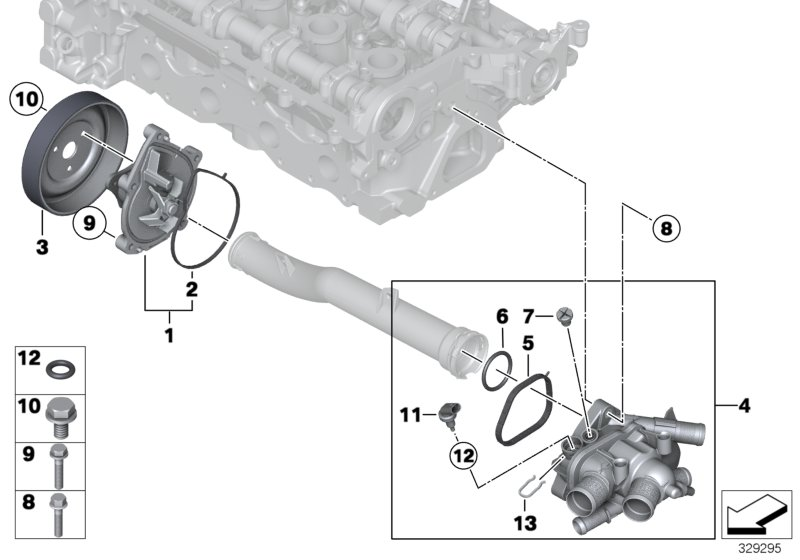 BMW 11517648827 - Ūdenssūknis ps1.lv