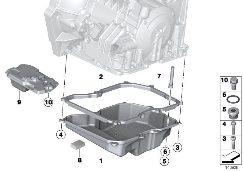 BMW 24 11 7 566 356 - Blīve, Eļļas vācele-Autom. pārnesumkārba ps1.lv