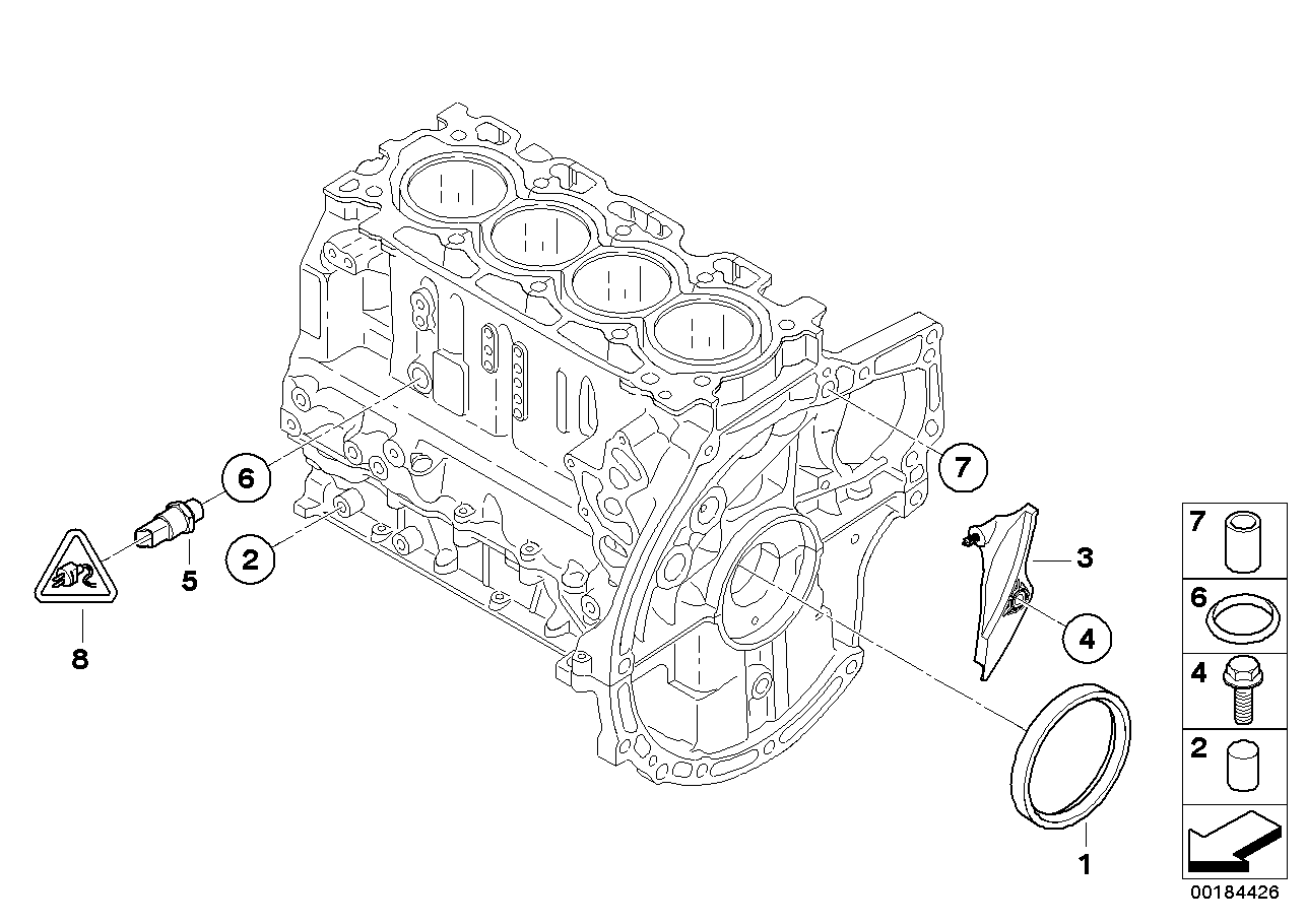 CITROËN/PEUGEOT 11117805946 - Shaft seal ps1.lv