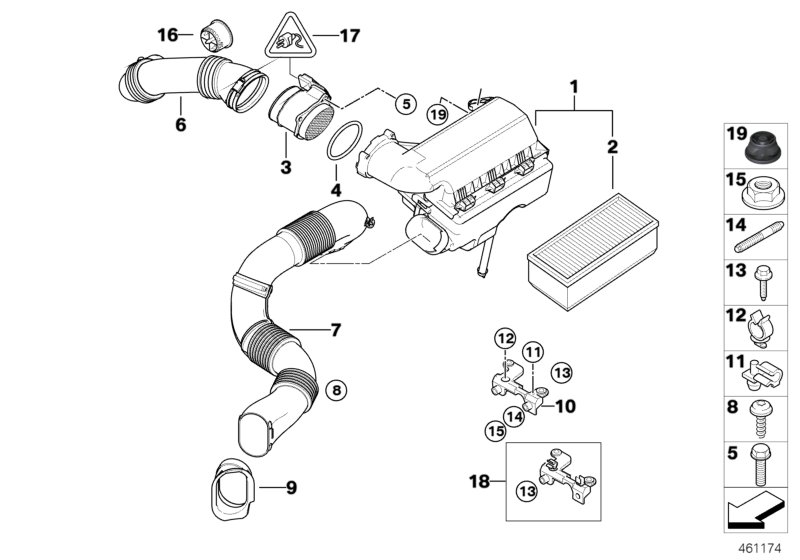 FORD 13 62 7 794 972 - Gaisa masas mērītājs ps1.lv