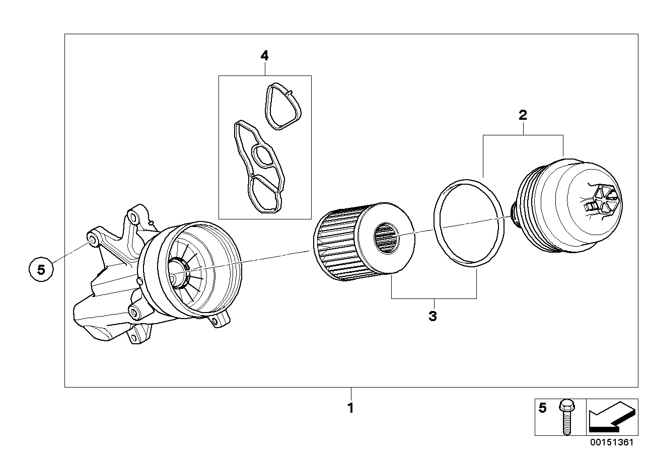 BMW 11 42 8 643 758 - Blīve, Eļļas filtra korpuss ps1.lv