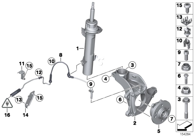 BMW 31 31 6 782 209 - Amortizators ps1.lv