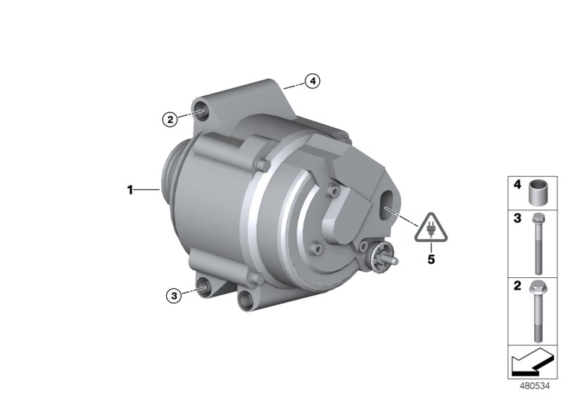 BMW 12 31 7 515 029 - Ģenerators ps1.lv