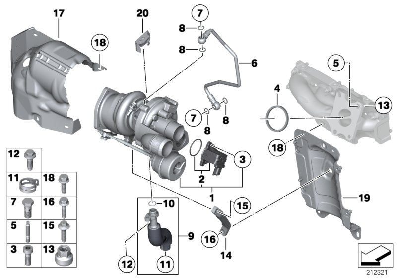 BMW 11657647003 - Kompresors, Turbopūte ps1.lv