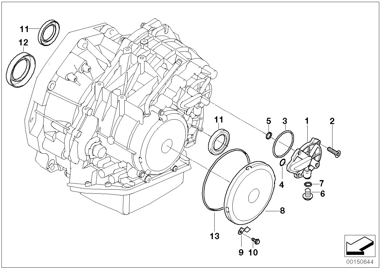 BMW 24217580322 - Vārpstas blīvgredzens, Sadales vārpsta ps1.lv