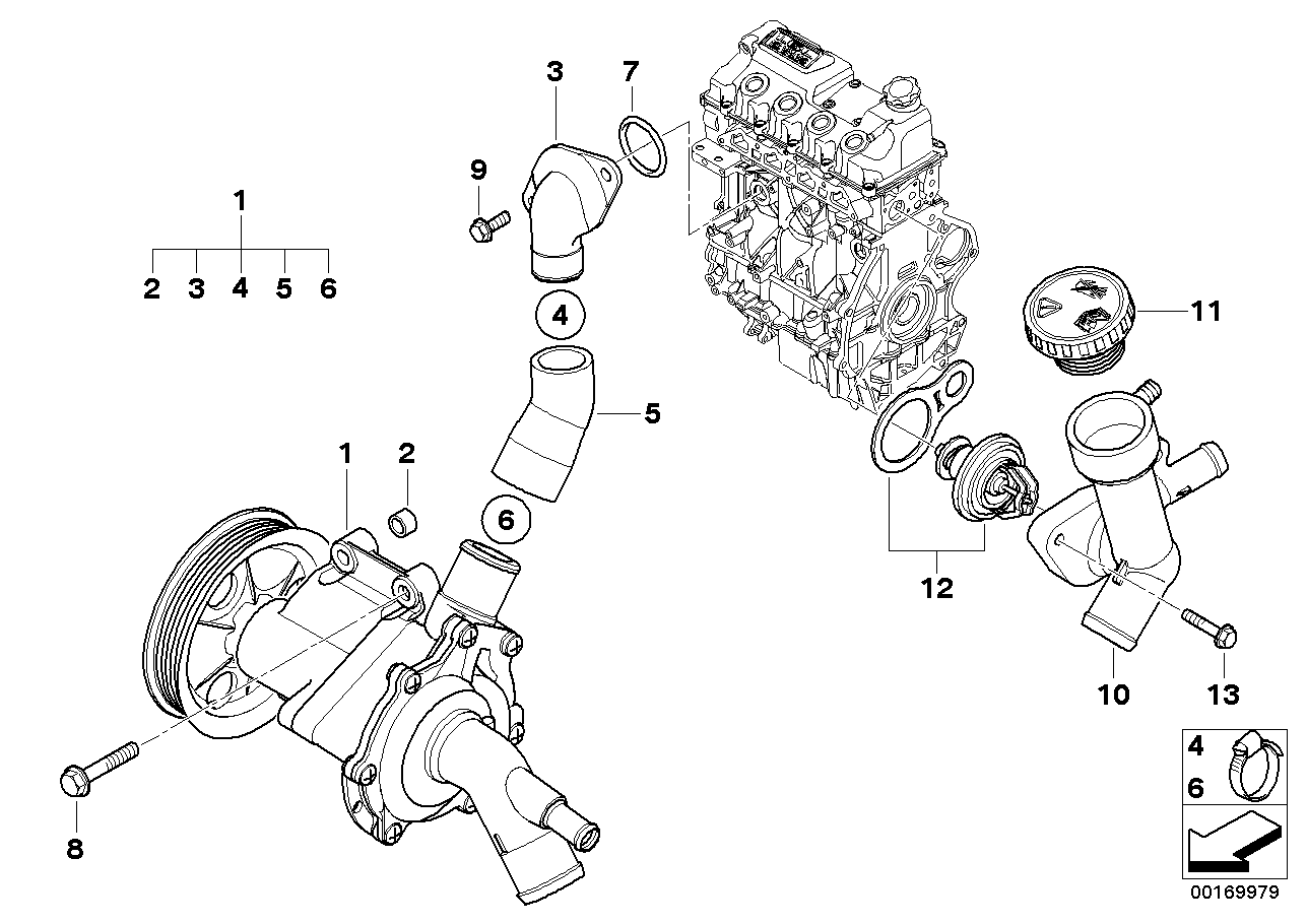 Mitsubishi 11517513062 - Ūdenssūknis ps1.lv