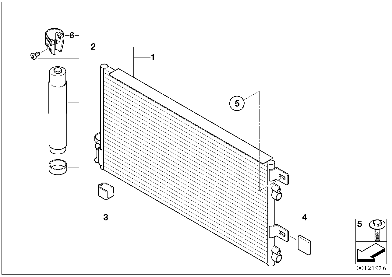 Mini 64 53 1 490 572 - Kondensators, Gaisa kond. sistēma ps1.lv