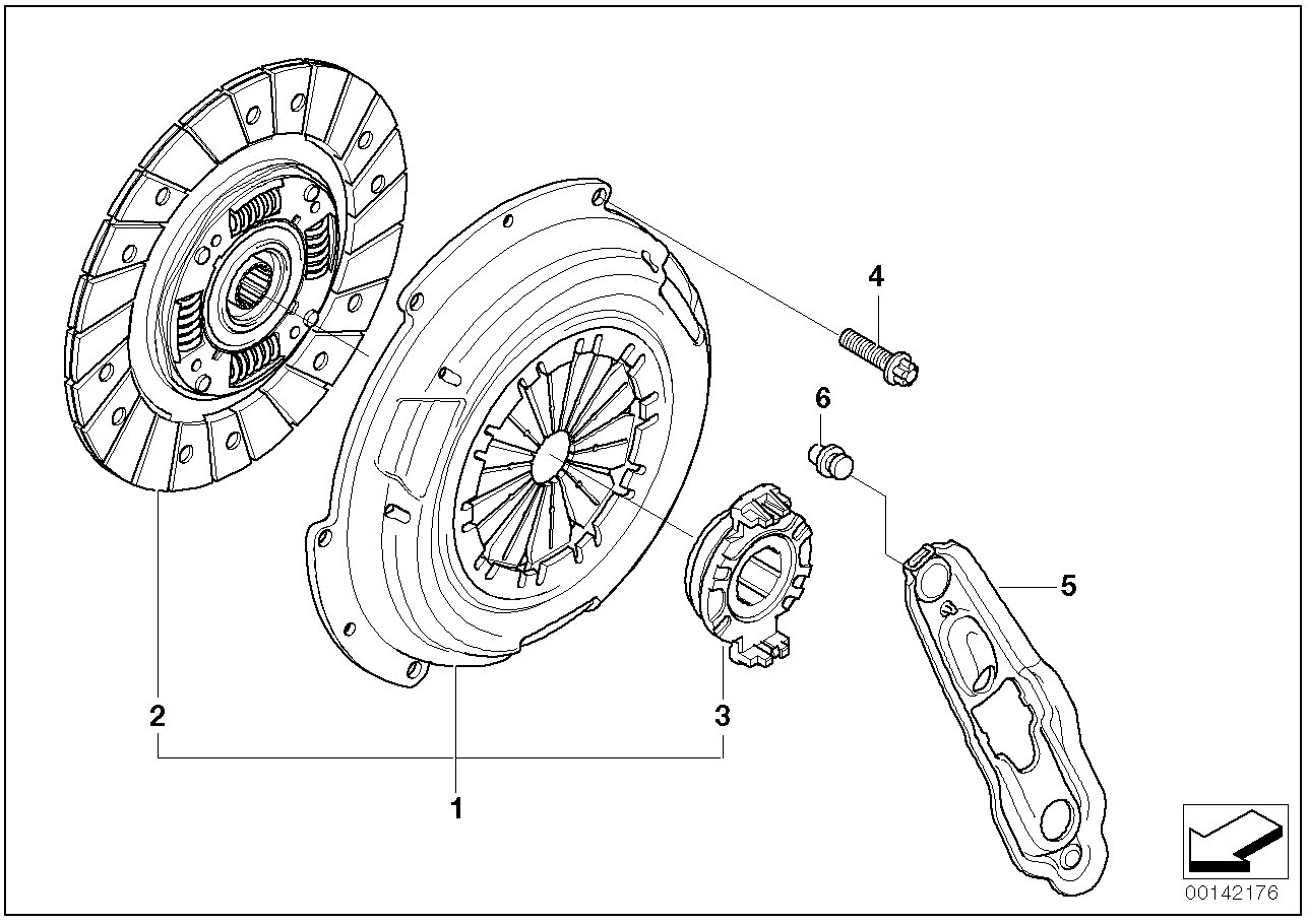 BMW 21207561754 - Sajūga komplekts ps1.lv