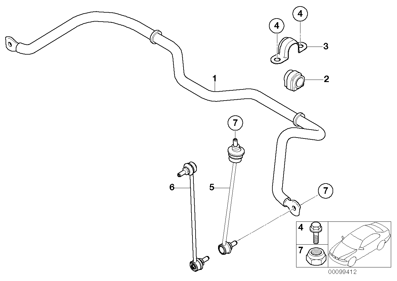 FORD 31356778831 - Stiepnis / Atsaite, Stabilizators ps1.lv