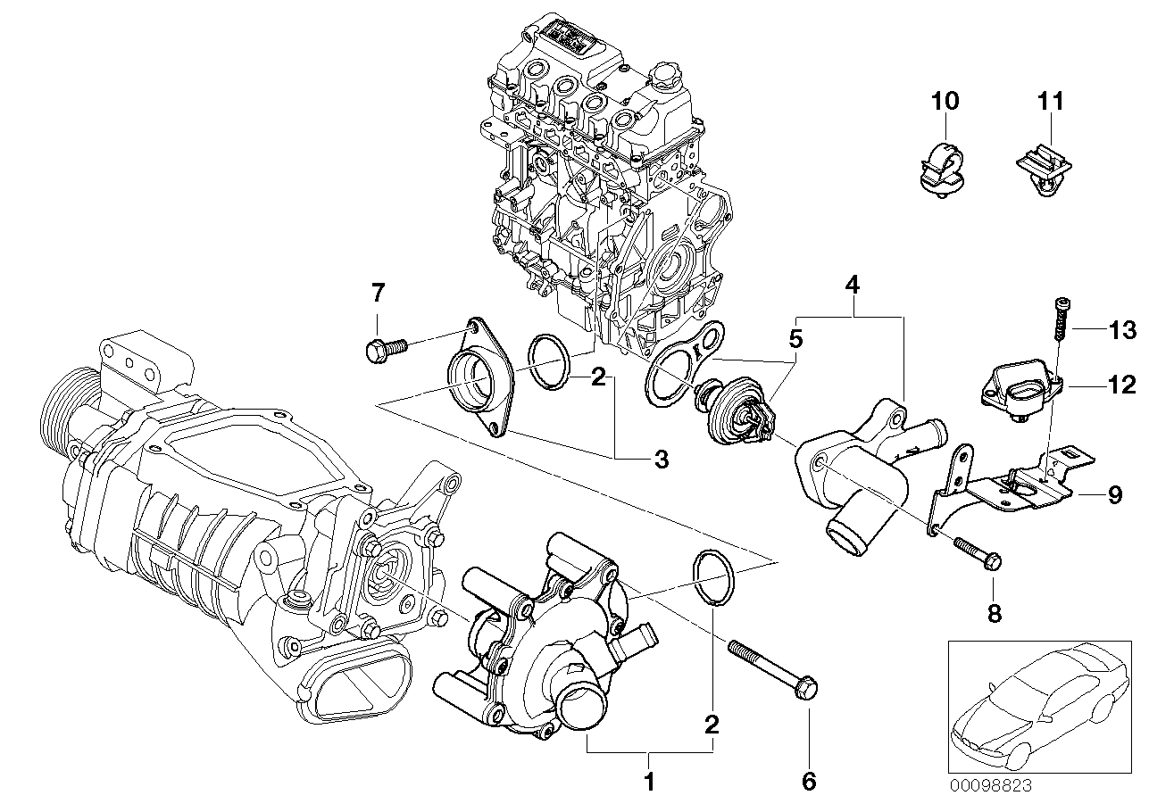 Mini 11 53 7 512 733* - Termostats, Dzesēšanas šķidrums ps1.lv