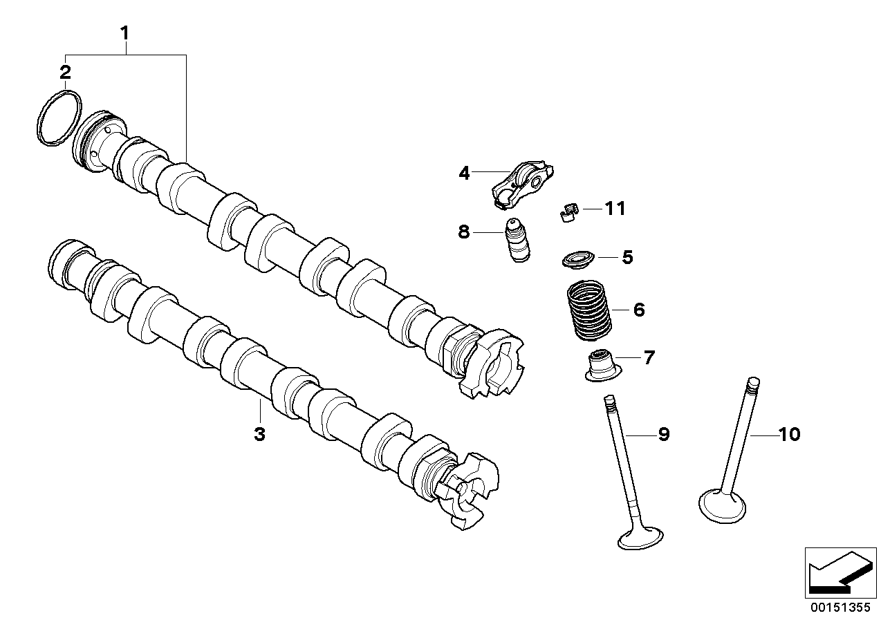 BMW 1134 7 587 470 - Ieplūdes vārsts ps1.lv