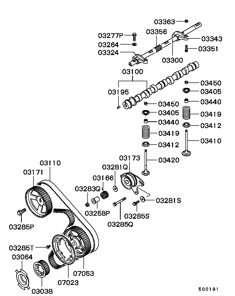 General Motors MD050135 - Parazīt / Vadrullītis, Zobsiksna ps1.lv