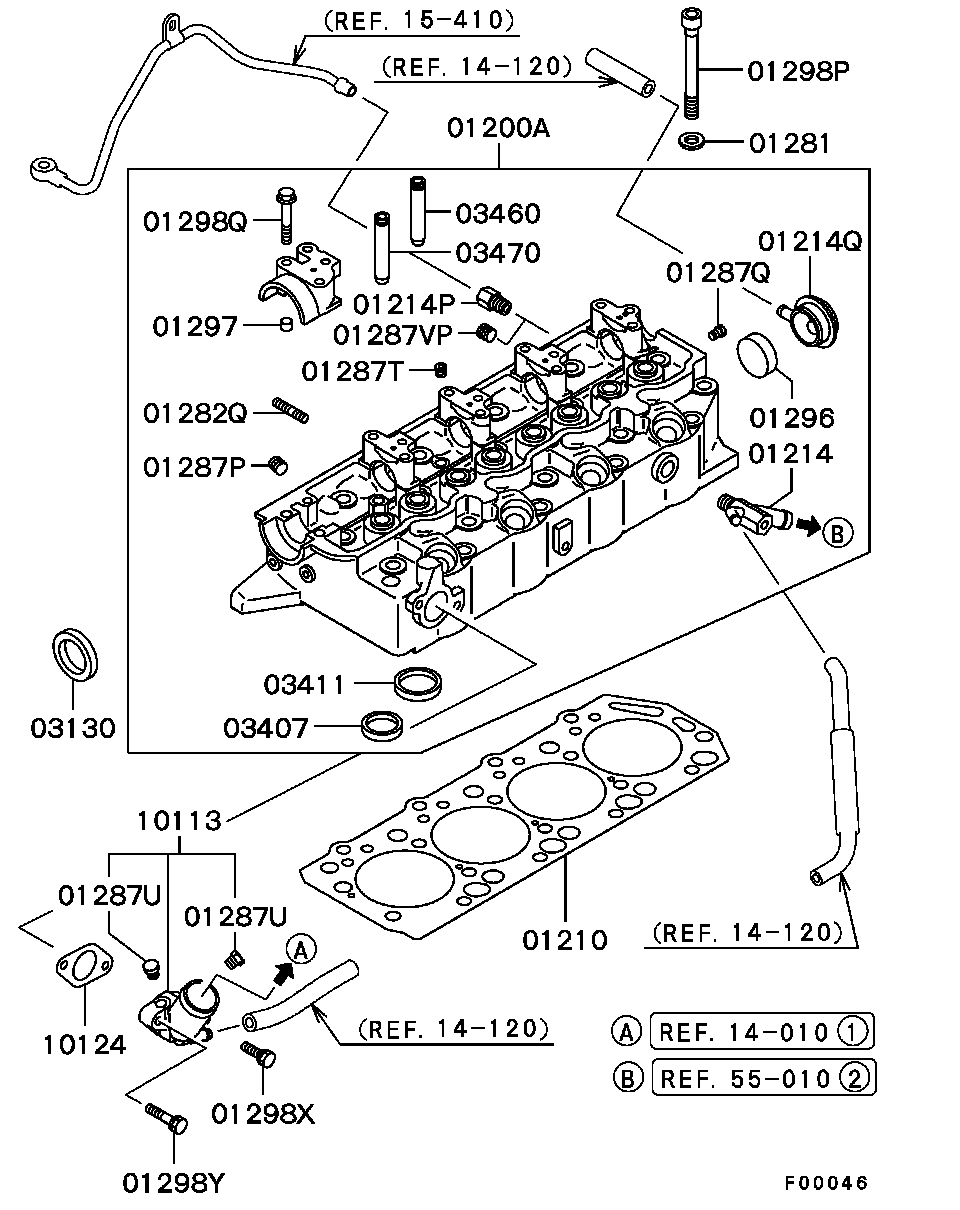 KIA MD174796 - Blīve, Motora bloka galva ps1.lv