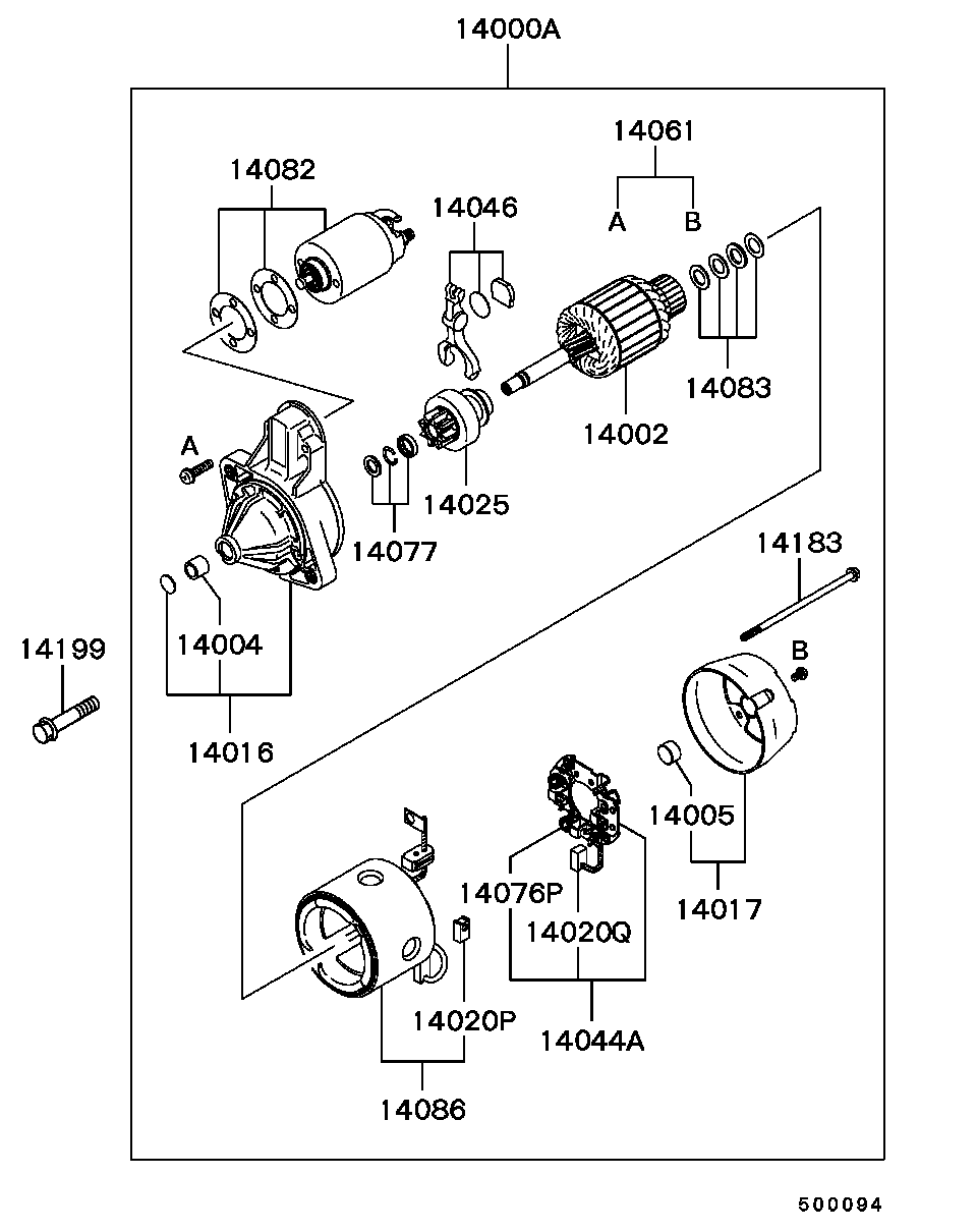 Mitsubishi MD359972 - Starteris ps1.lv