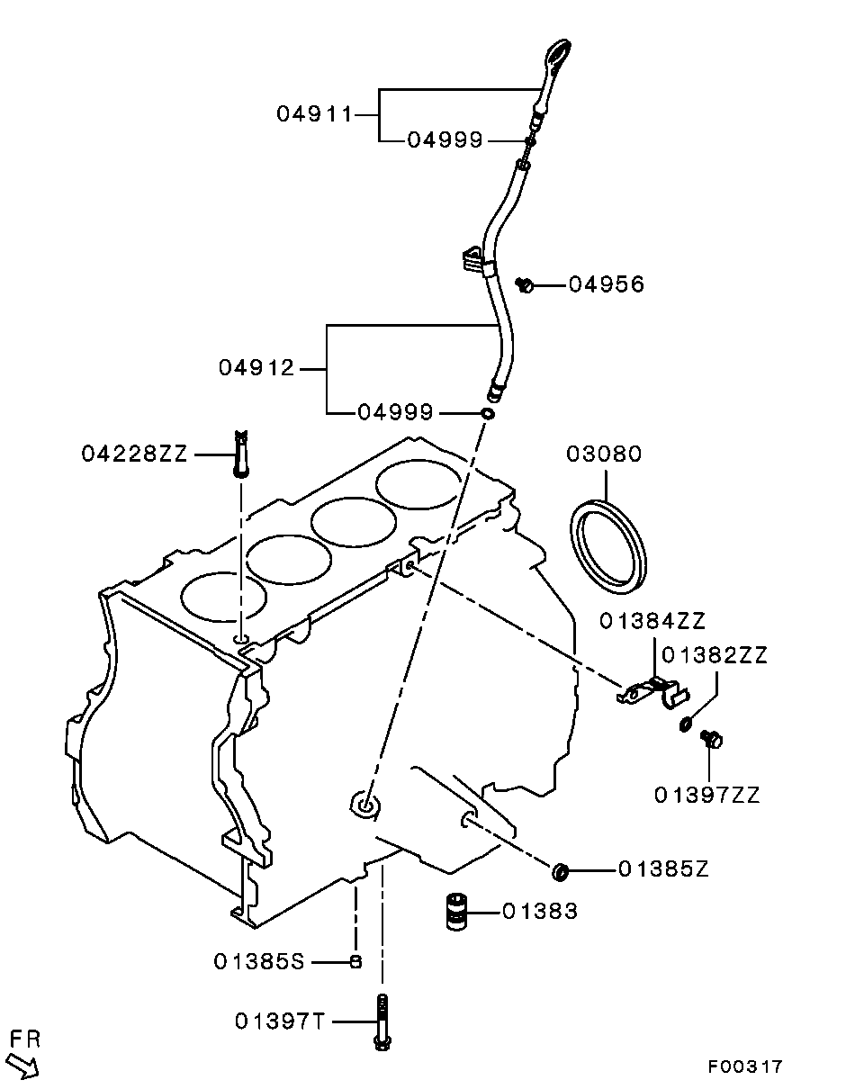 Mitsubishi 1052A118 - Vārpstas blīvgredzens, Kloķvārpsta ps1.lv