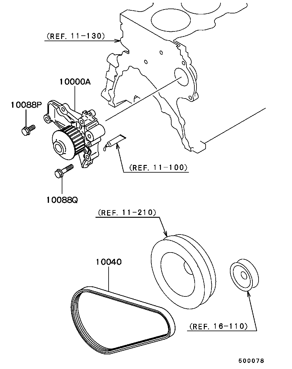 NISSAN MD180574 - Ķīļrievu siksna ps1.lv