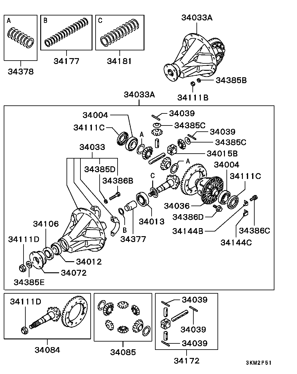 Mitsubishi MR196898 - Tapnis, Riteņa gultnis ps1.lv