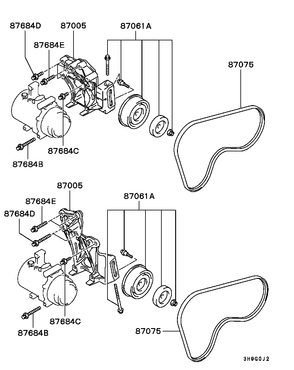 KIA MB946603 - Ķīļrievu siksna ps1.lv