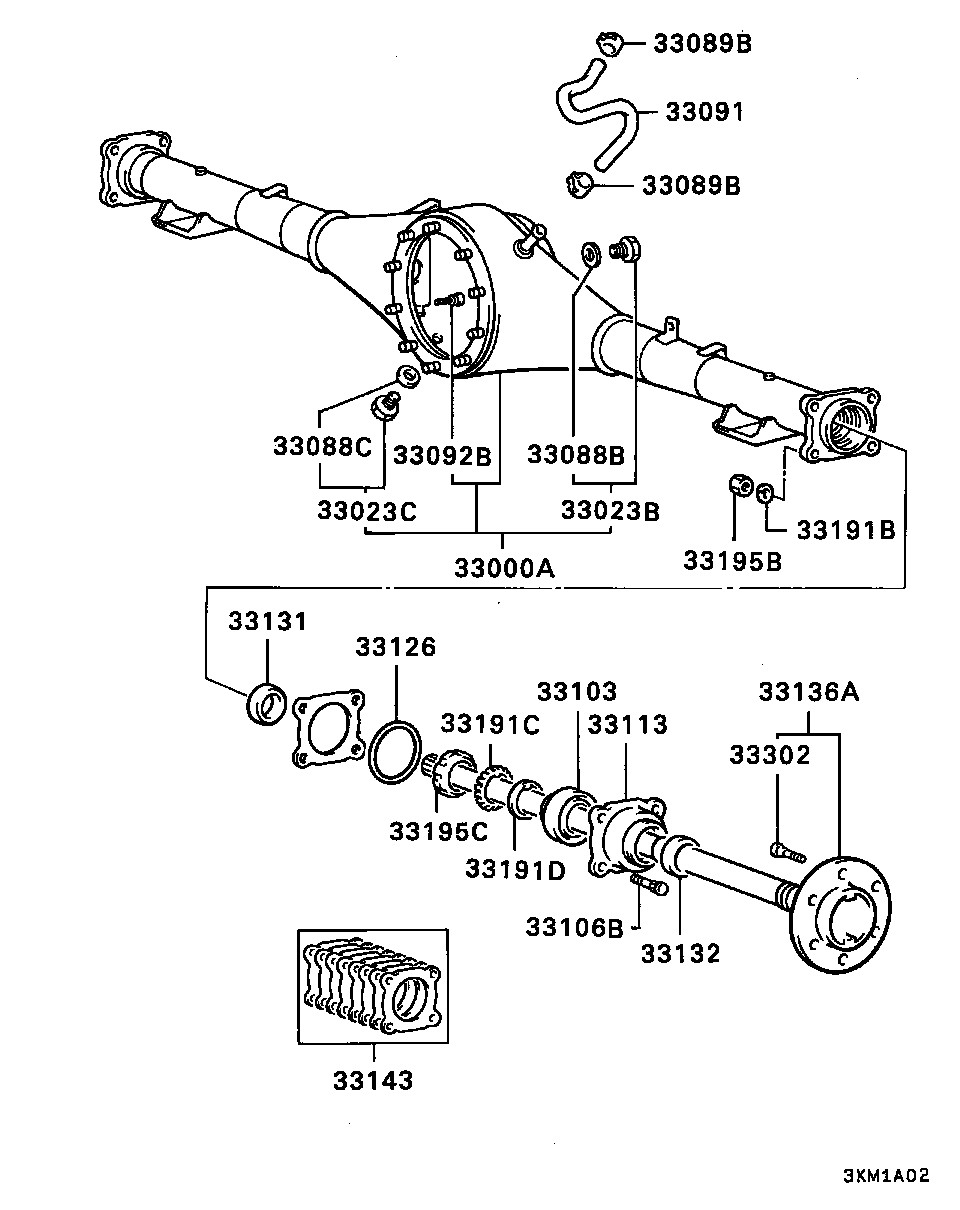 Mitsubishi MB092432 - Riteņa rumbas gultņa komplekts ps1.lv