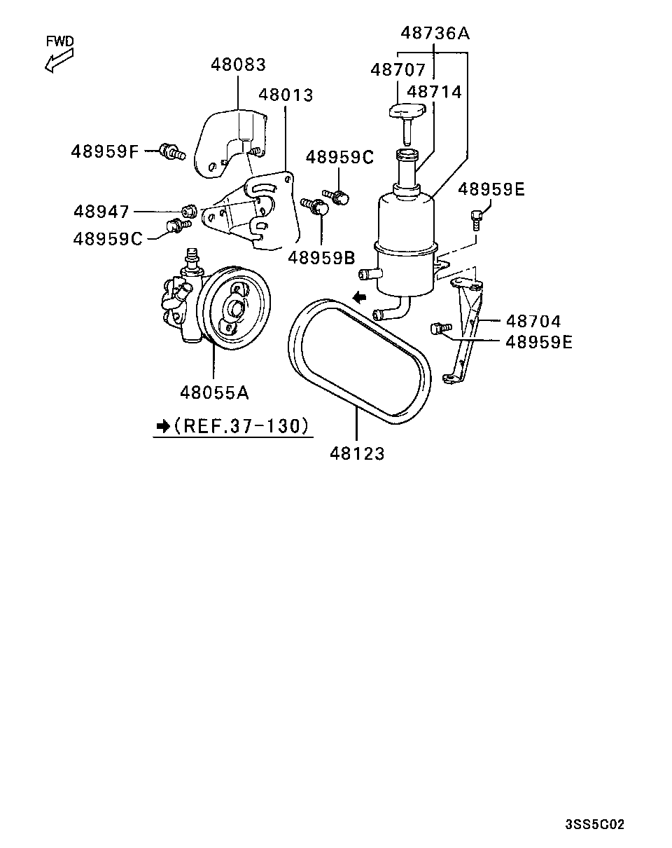 Mitsubishi MD178430 - Ķīļsiksna ps1.lv