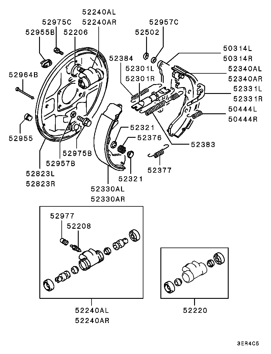 Chrysler MB 699336 - Bremžu loku komplekts ps1.lv