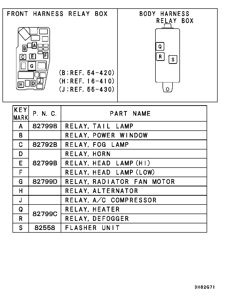 Mitsubishi MB629085 - Relejs, Darba strāva ps1.lv