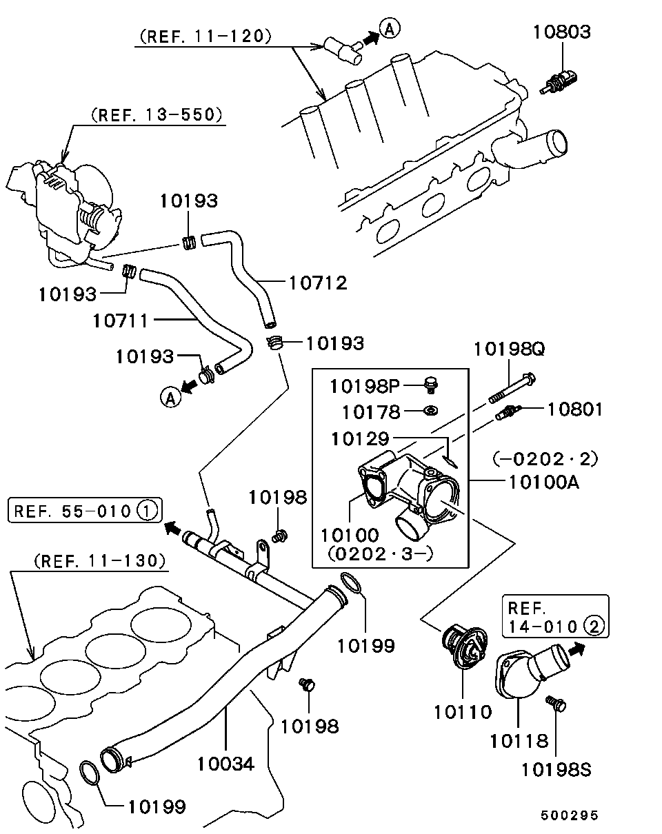 Proton MD338234 - Termostats, Dzesēšanas šķidrums ps1.lv