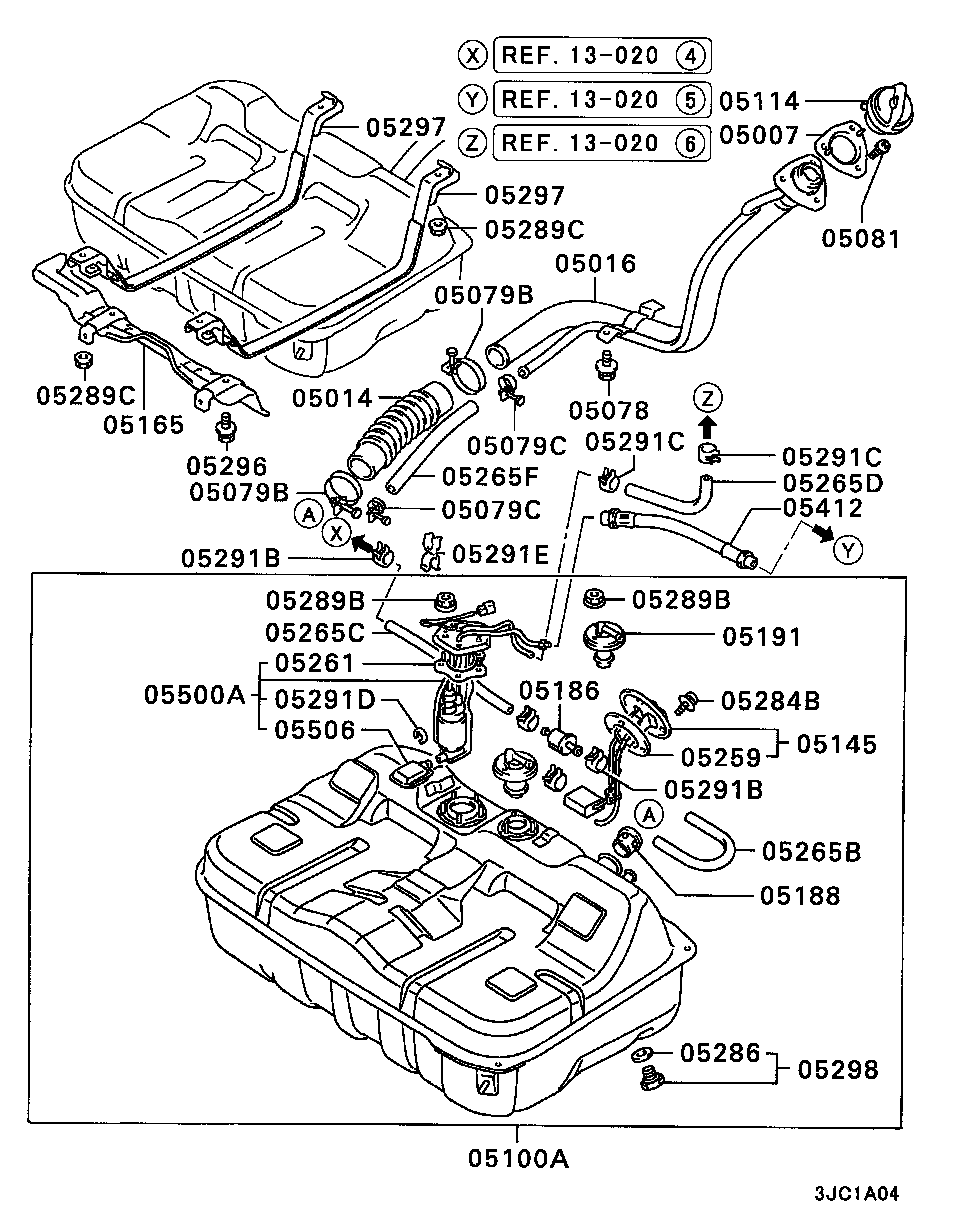 Jeep MB698623 - Degvielas sūknis ps1.lv