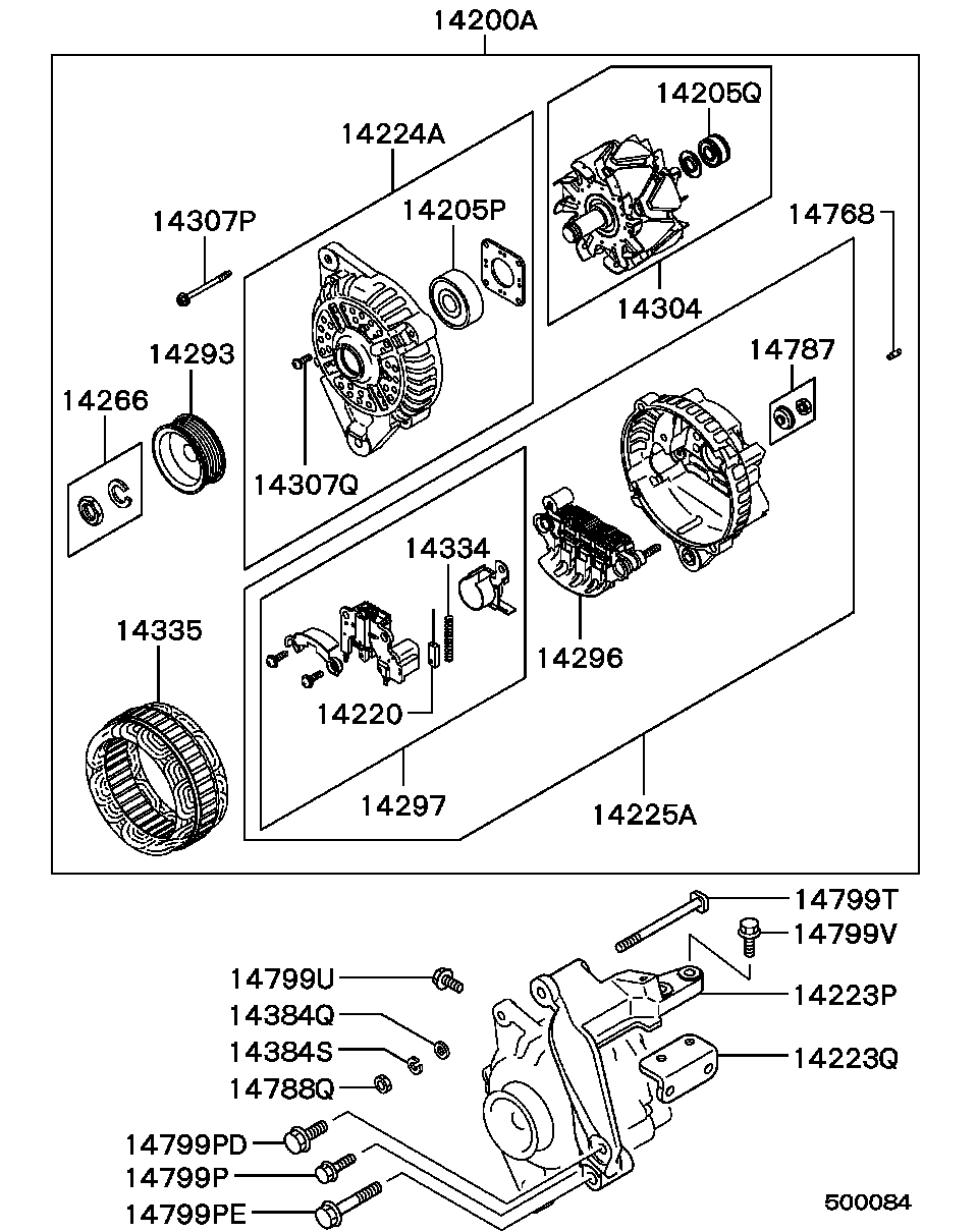 Mitsubishi MD618179 - Gultnis ps1.lv