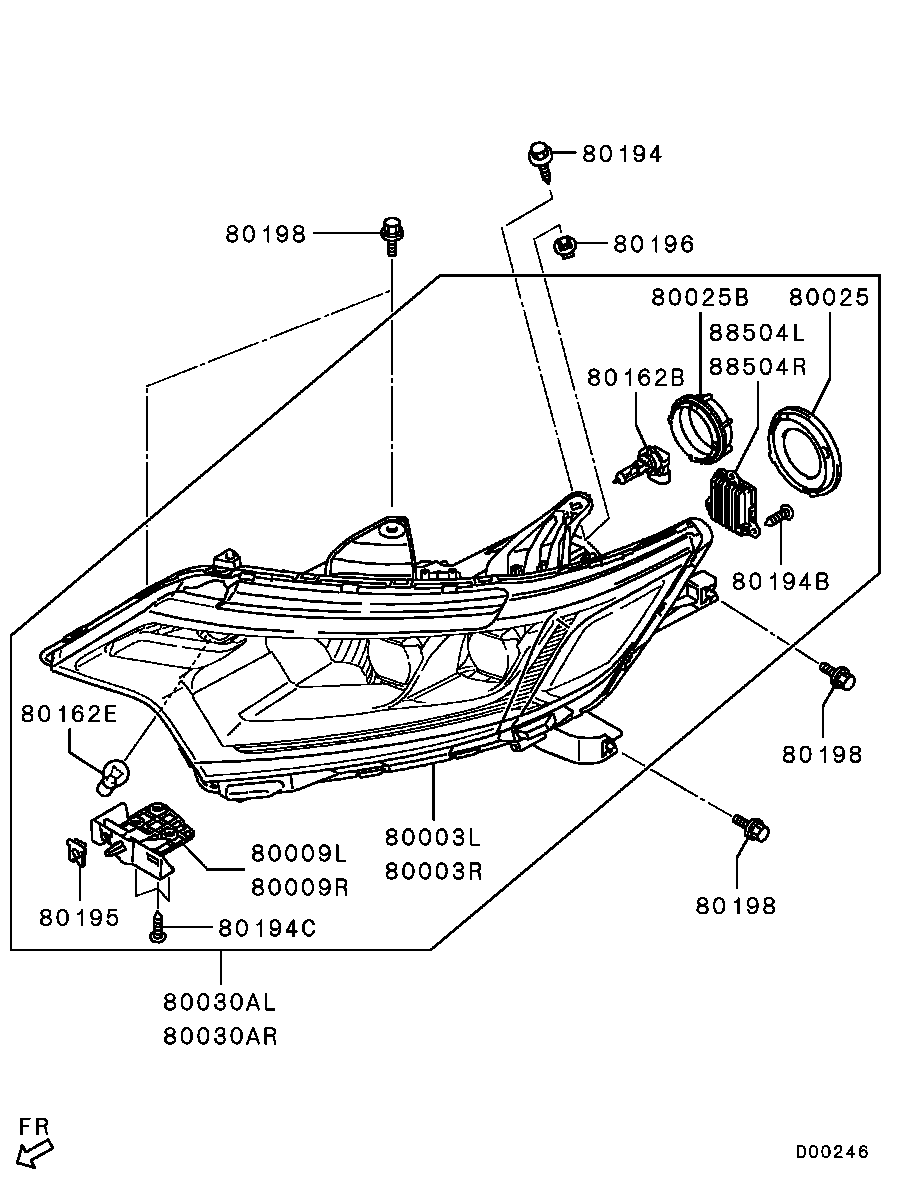 Mitsubishi MS820029 - Kvēlspuldze ps1.lv