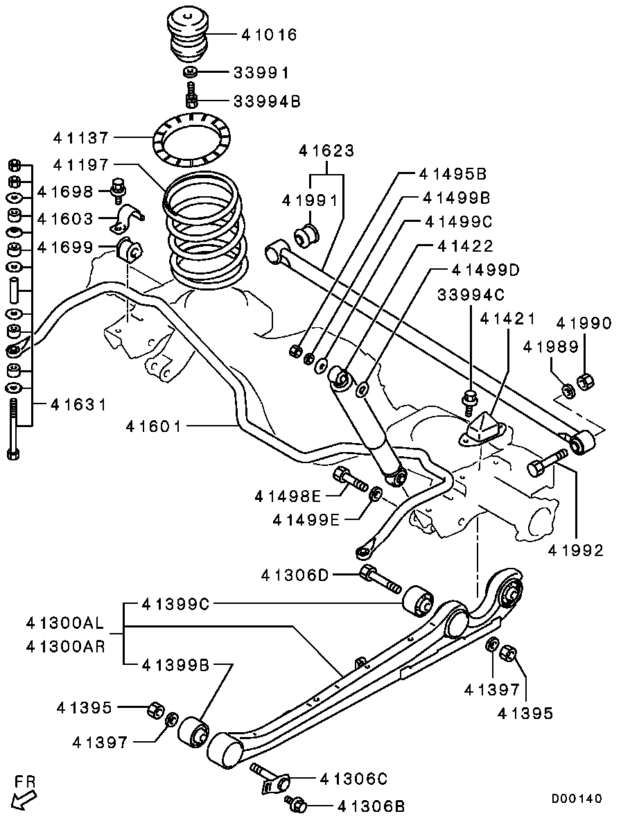 Mitsubishi MN103559 - Piekare, Šķērssvira ps1.lv