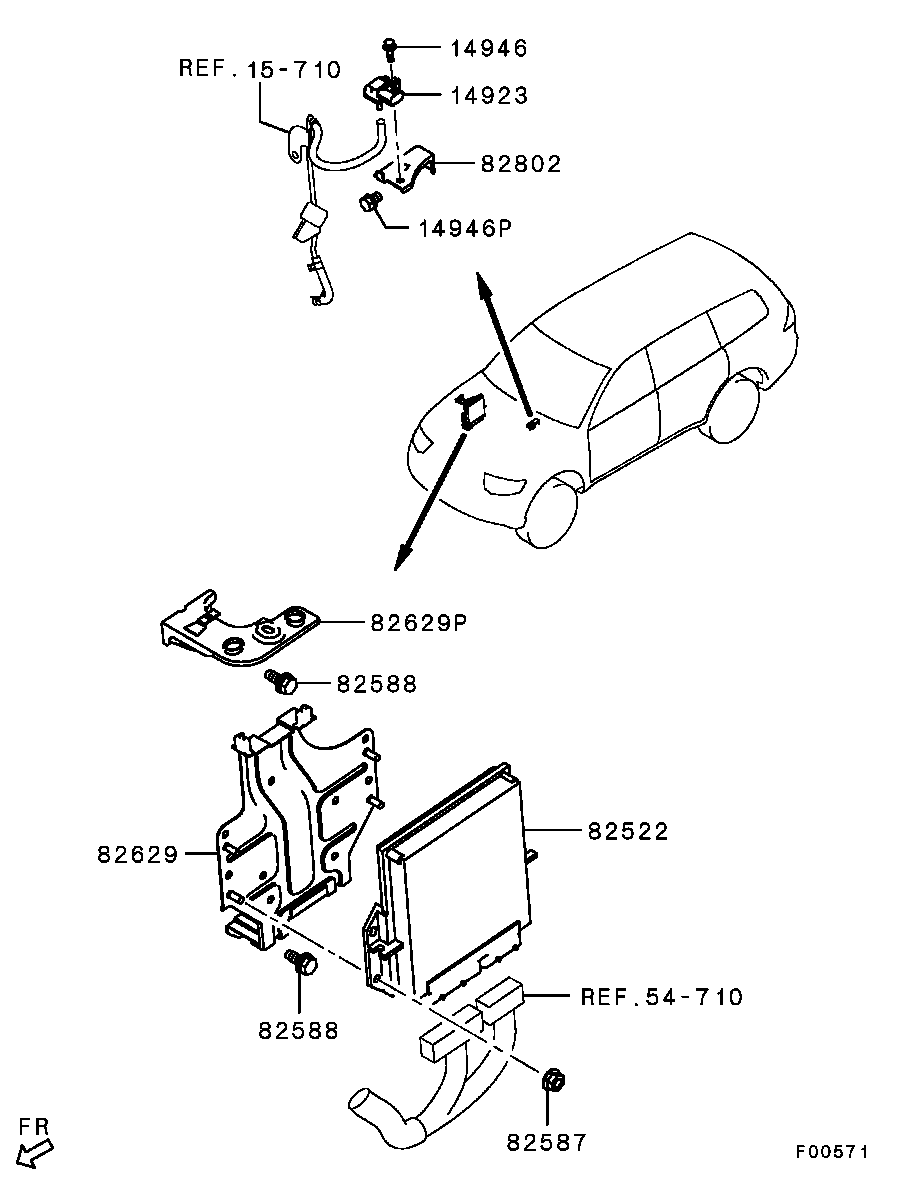 Mitsubishi 1865A035 - Devējs, Pūtes spiediens ps1.lv