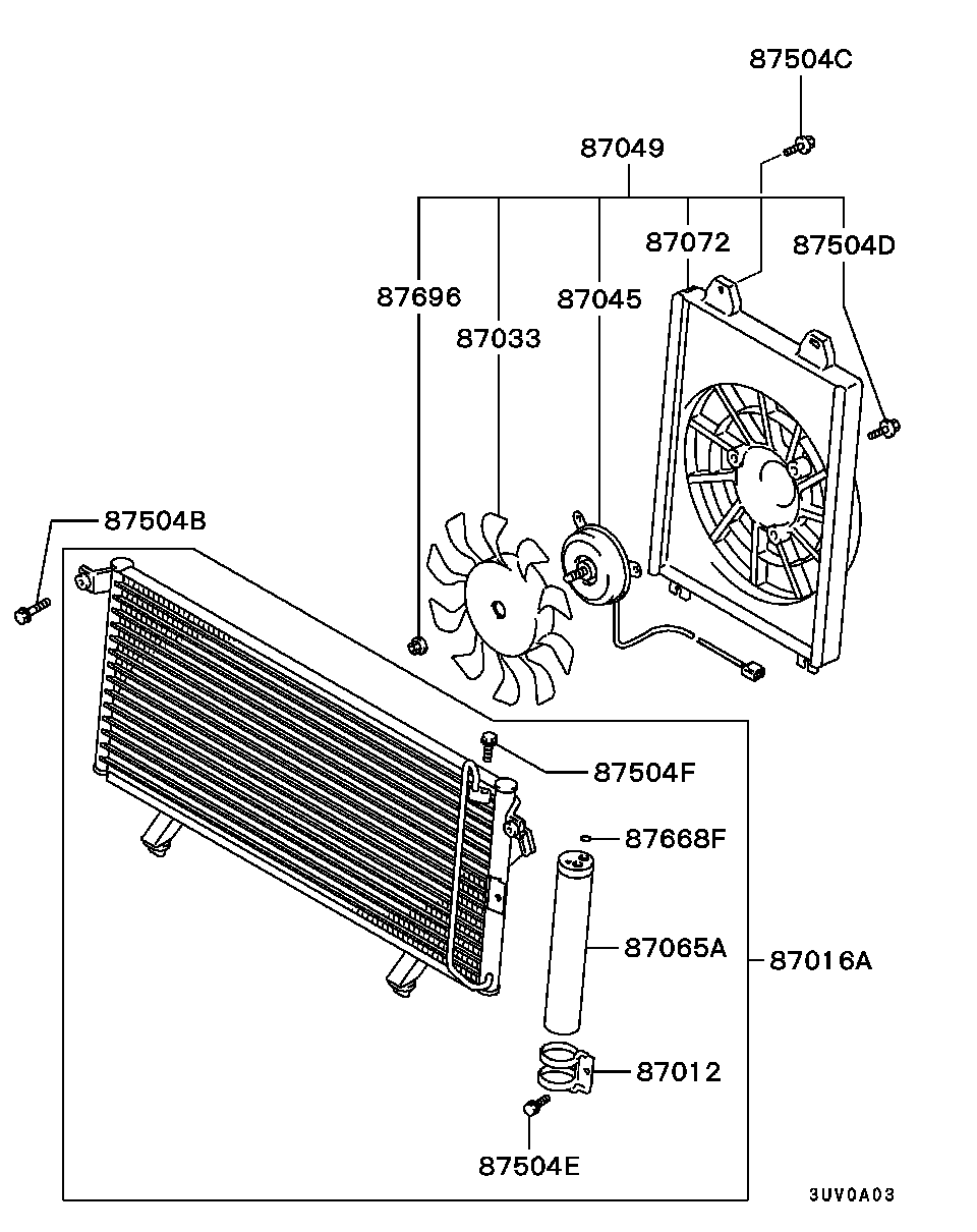 Mitsubishi MR568628 - Kondensators, Gaisa kond. sistēma ps1.lv