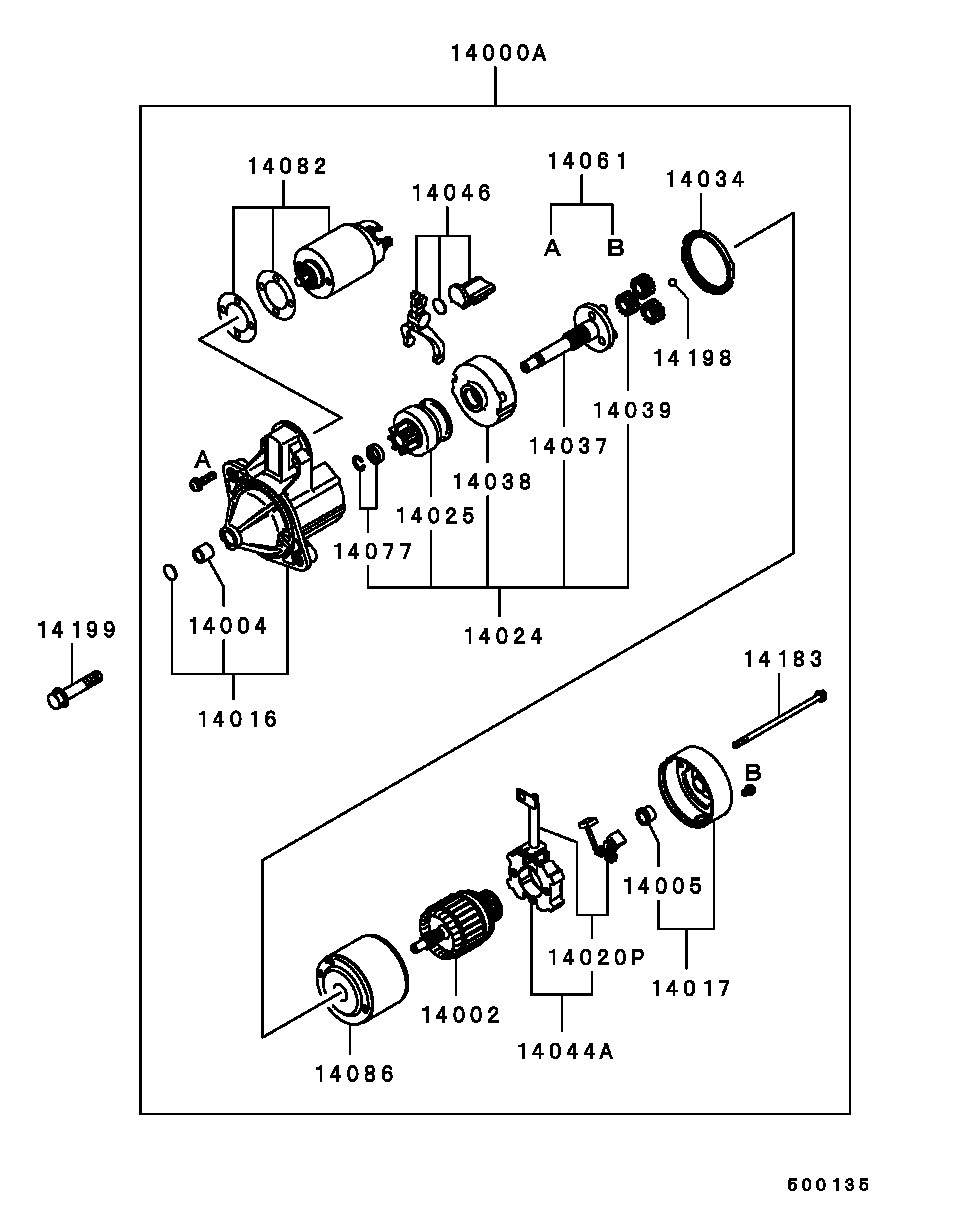 Mitsubishi MD 360368 - Starteris ps1.lv