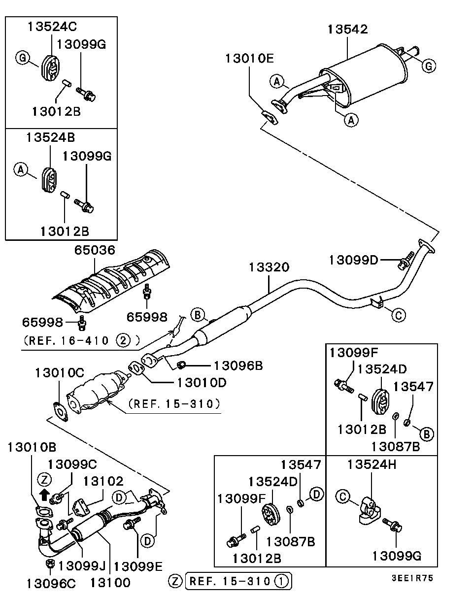 Proton MB 687 002 - Blīve, Izplūdes caurule ps1.lv