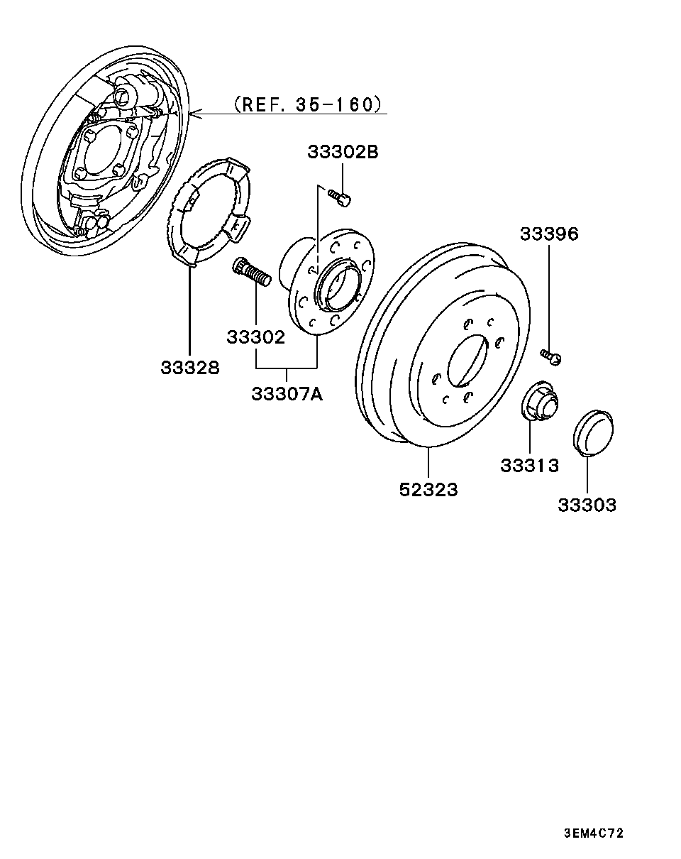 Mitsubishi MB584600 - Riteņa rumbas gultņa komplekts ps1.lv