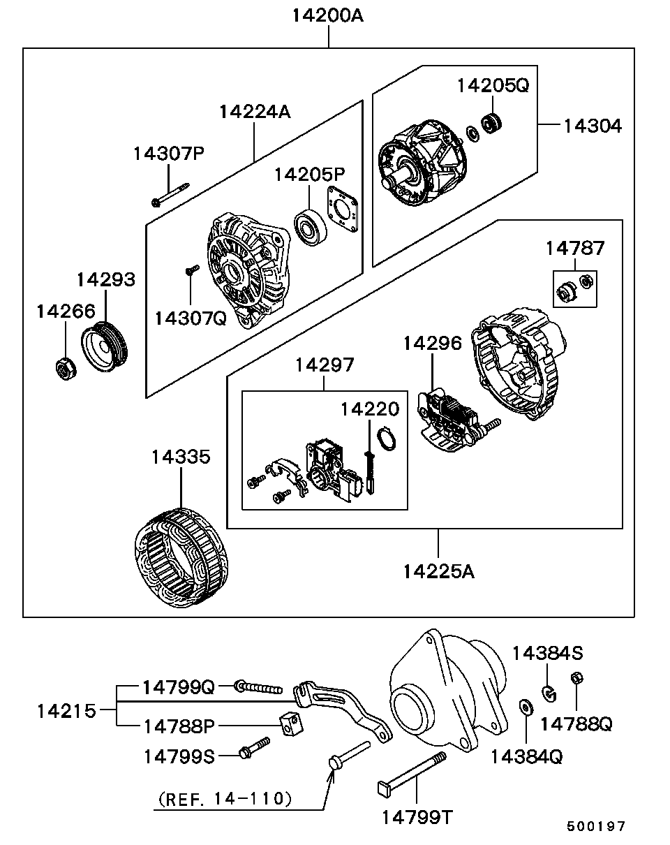 Opel MD325696 - Ģenerators ps1.lv