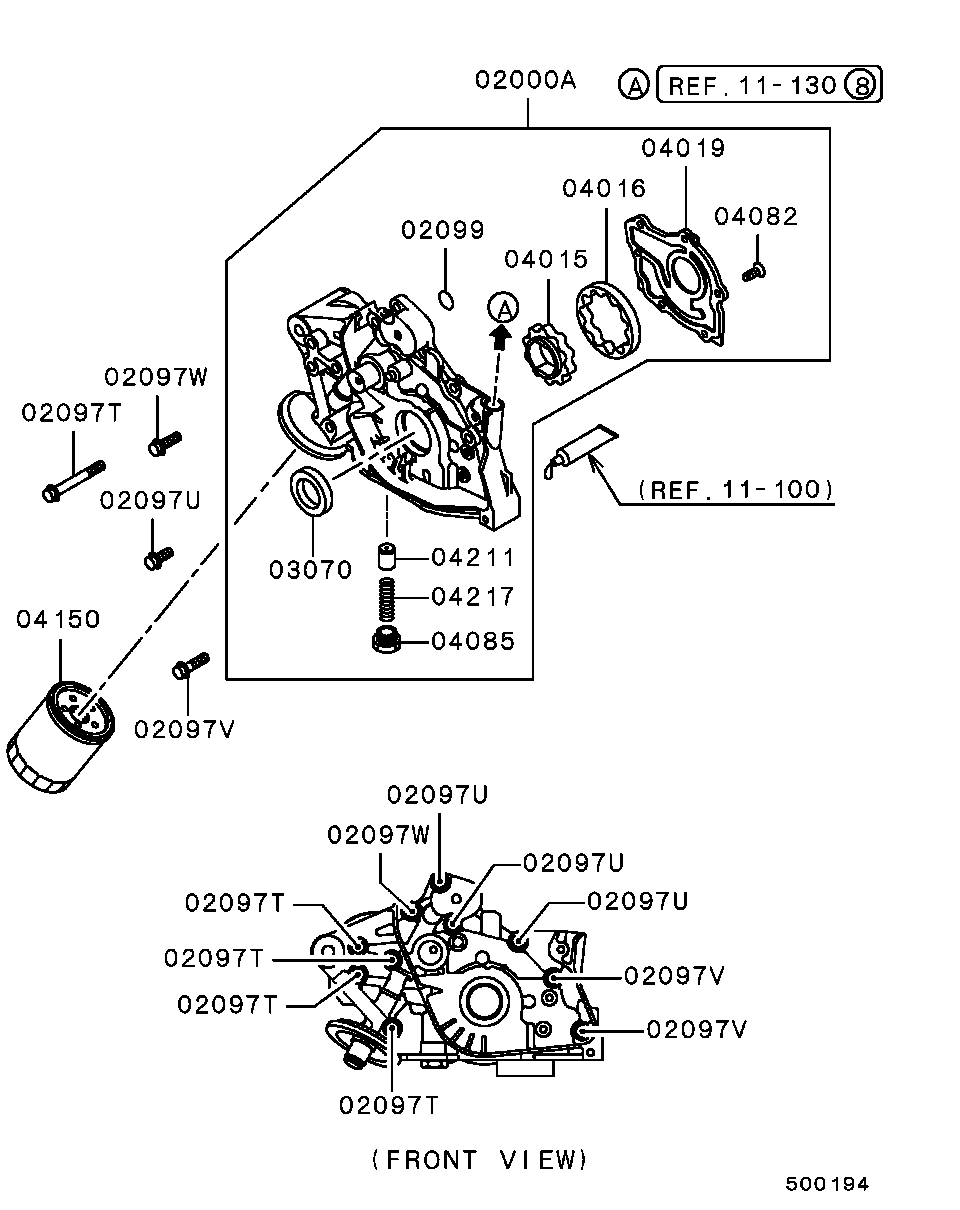 Caterpillar MD13 5737 - FILTER, ENGINE OIL ps1.lv