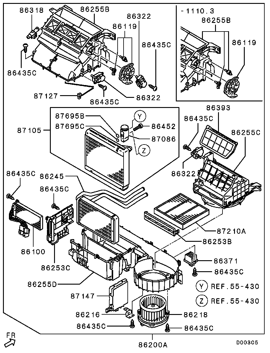 PEUGEOT 7802A217 - Salona ventilators ps1.lv