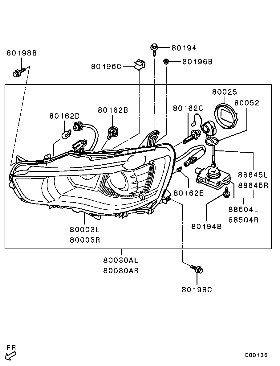 Mitsubishi MS 820959 - Kvēlspuldze, Miglas lukturis ps1.lv