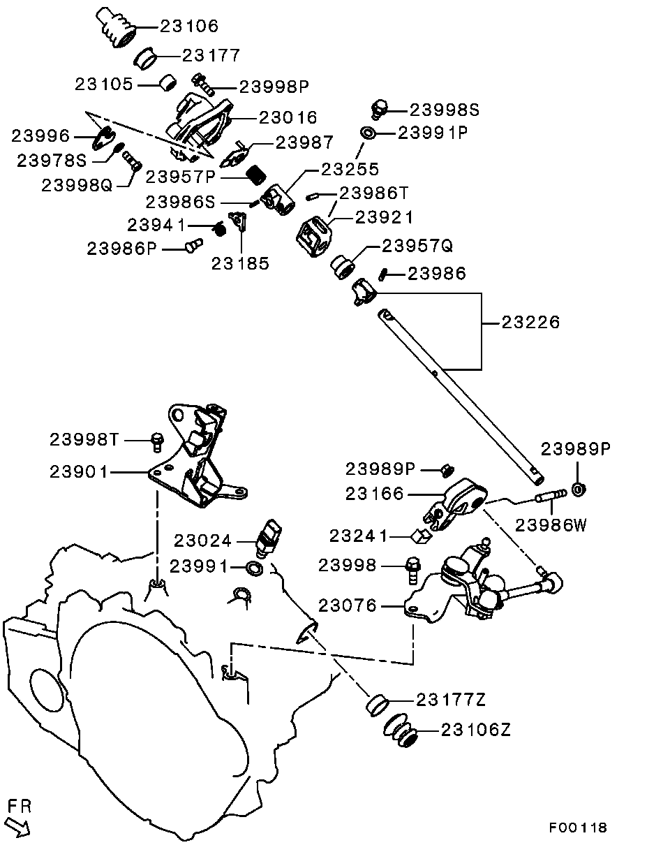 Mitsubishi MD 730979 - Slēdzis, Atpakaļgaitas signāla lukturis ps1.lv