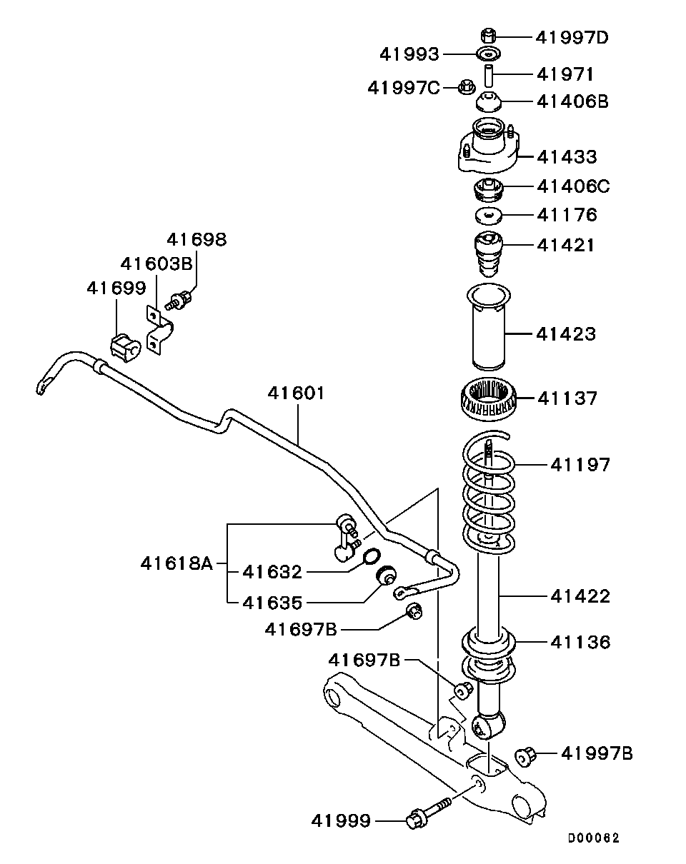 Hyundai MR316368 - Stiepnis / Atsaite, Stabilizators ps1.lv