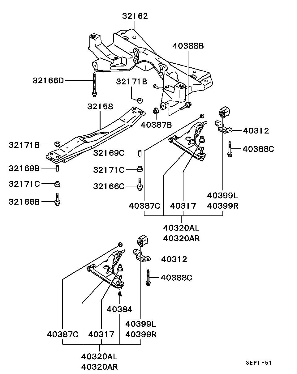 Proton MB 912 078 - Neatkarīgās balstiekārtas svira, Riteņa piekare ps1.lv