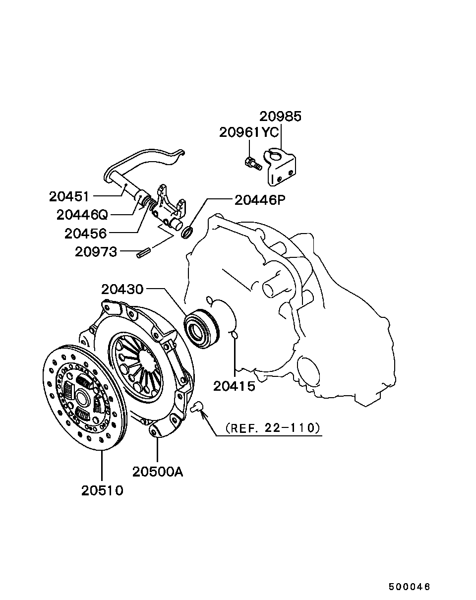 Subaru MD706180 - Sajūga komplekts ps1.lv